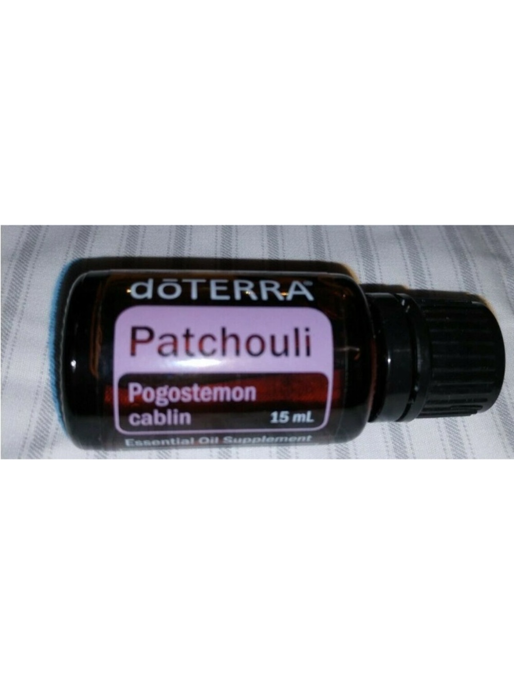 Doterra Patchouli Essential Oil - Amber Bottle with Black Cap
